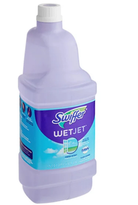 lot 3919 image: Swiffer WetJet Multi-Purpose Floor and Hardwood Liquid Cleaner Solution Refill  Open Window Fresh Scent  42.2 fl oz -&nbsp