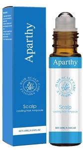 lot 3932 image: Aparthy Hair Growth Roll On, Advanced Hair Growth Roll-On Serum, Strengthens Hair, Nourishes, Enriched with Menthol, Camellia Oleifera Seed Oil, Non-messy for Men & Women, 10ml  - Retail $20