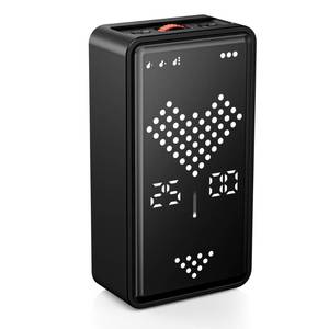 lot 3949 image: Exlliy Sand Timer, Digital Hourglass Timer, Rechargeable Magnetic Visual Timer with Large LED Display, Adjustable Volume for Classroom, Cooking, Fitness, Baking, Kids Learning & Teaching (Black) - Retail $30