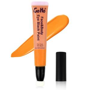 lot 3977 image: Go Ho Orange Face Paint,Waterproof Eye Black Baseball,Orange Face Body Paint for Halloween Costumes Cosplay SFX Pumpkin Makeup - Retail $6