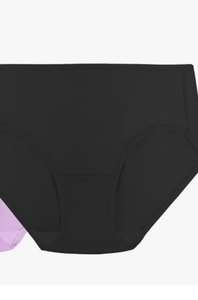 lot 3995 image: Fruit Of The Loom Womens Breathable Underwear, Moisture Wicking Keeps You Cool & Comfortable, Micro Mesh - Low Rise Brief - 10 US