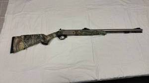 lot 15 image: Traditions Pursuit LT .50 cal muzzleloader rifle with Mossy Oak camo