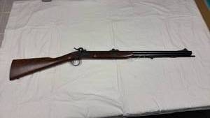 lot 19 image: Thompson Center Arms Black Mountain Magnum .50 cal flintlock rifle