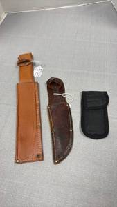 lot 77 image: Knife sheaths