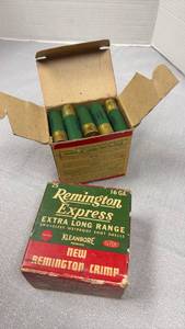 lot 108 image: Remington Express 16 ga ammunition