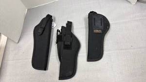 lot 165 image: Right handed canvas holsters