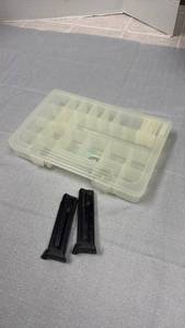 lot 184 image: Ruger .22 magazines with clear box