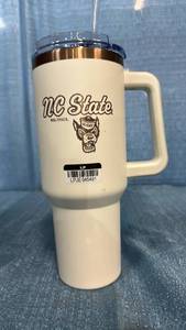 lot 2040 image: NC State Wolfpack 40 oz Insulated Tumbler with Handle and Straw