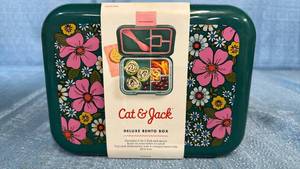 lot 2048 image: Cat & Jack Deluxe Bento Box with Floral Design