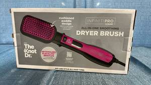 lot 2054 image: InfinitiPro by Conair All-In-One Smoothing Dryer Brush with The Knot Dr.