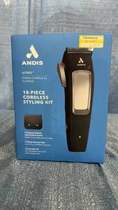 lot 2056 image: Andis inCRED CordCordless Clipper 18-Piece Styling Kit