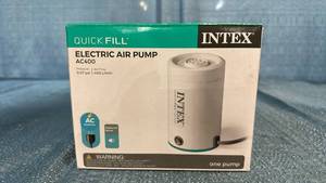 lot 2076 image: Intex Quick Fill Electric Air Pump AC400