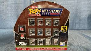 lot 2077 image: Funko Bitty Pop NFL Stars Series 1 Collector Pack 12-Pack