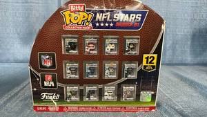lot 2078 image: Funko Bitty Pop NFL Stars Series #1 Collector Pack 12-Piece Set
