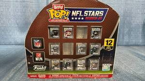 lot 2079 image: Funko Bitty Pop NFL Stars Series #1 Collector Pack 12-Pack