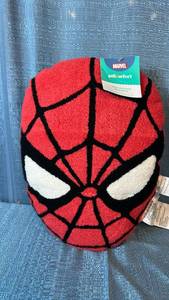 lot 2143 image: Marvel Spider-Man Mask Throw Pillow by Pillowfort