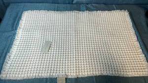 lot 2157 image: Casaluna Waffle Weave Bath Rug Fresh White 27x34