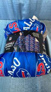 lot 2177 image: NFL Buffalo Bills IndoorOutdoor Wearable Blanket 54 x 72 in