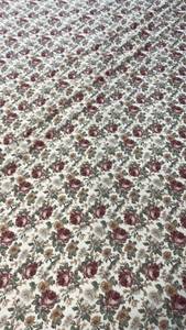 lot 2180 image: Lenoy Home Full Sheet Set 100% Microfiber Polyester Floral Rose Print
