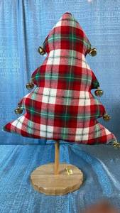 lot 2183 image: Threshold XL Plaid Christmas Tree Decorative T0883