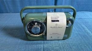 lot 8000 image: Hearth & Hand with Magnolia Portable Bluetooth AMFM Radio - Green