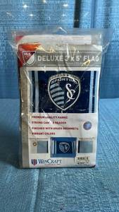 lot 8003 image: WinCraft MLS Sporting Kansas City Deluxe 3x5 Flag