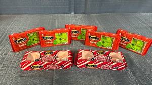 lot 8027 image: Peeps Christmas Marshmallow Variety Pack �� Trees & Candy Cane Flavored Chicks (7 Packages)