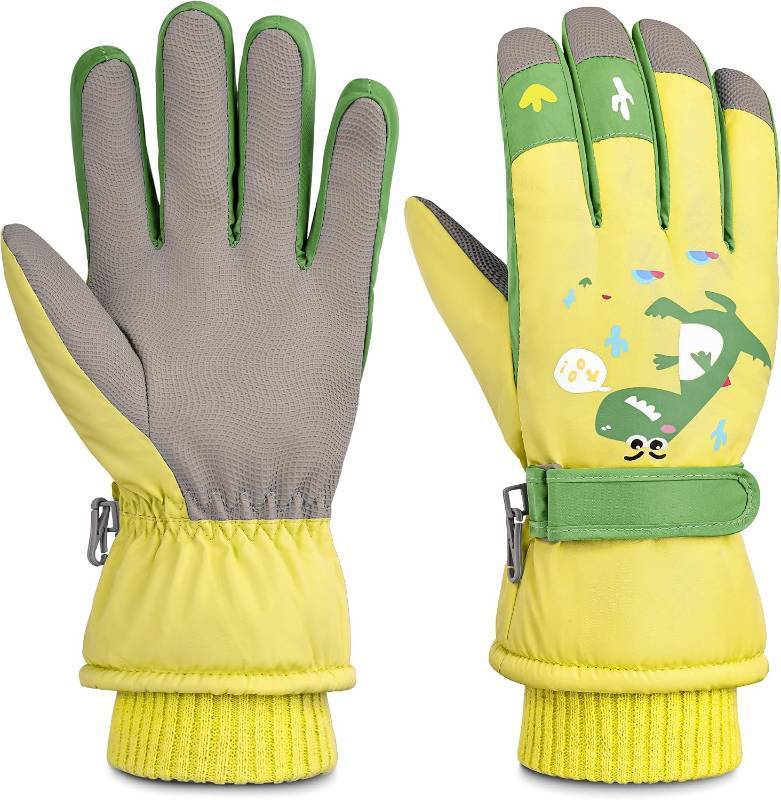 lot 67149 image: Children Ski Gloves Kids Waterproof Winter Outdoor Snowboard Warm Gloves for Boys Girls
