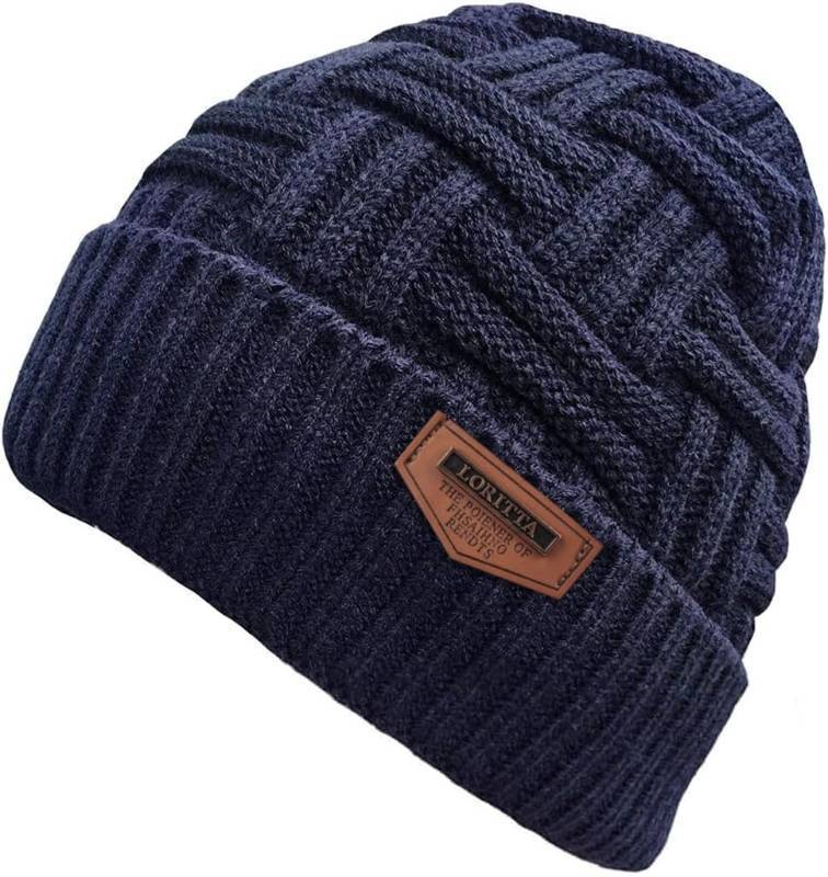 lot 67289 image: Loritta Winter Hat Warm Knitted Thick Baggy Slouchy Beanie Skull Cap for Men