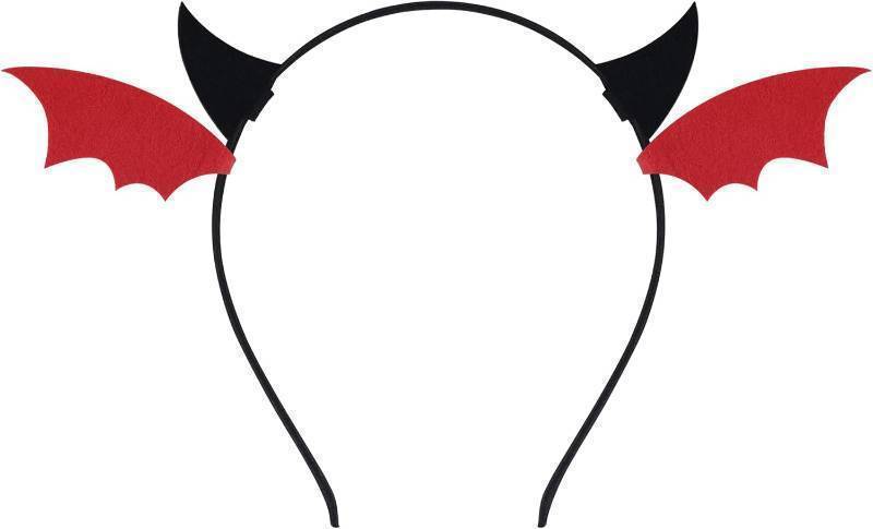 lot 64039 image: Leuceiy Devil Horns Headband,Little Bull Horn Devil Headband Halloween Adult Dress up Surprise Theme Party
