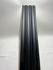lot 110 image: AGT Black Wall Panel Curved Design 8 x 5