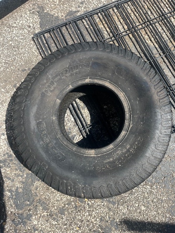lot 161 image: HI-RUN Lawn & Garden Tire 20x8.00-8 NHS