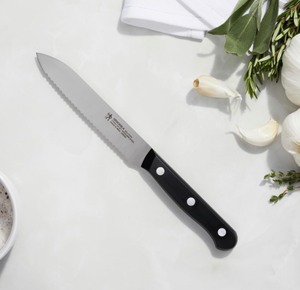 Bundle of 5 Henckels Solution 5-inch Serrated Utility Knives - Upgrade your Knife Set