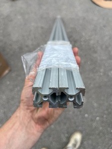 lot 125 image: Bundle of 2 Quality Aluminum extrusion Stock - Cut to Size for any Project 1 x 8