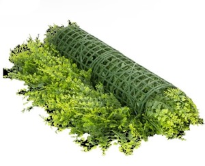 lot 9 image: Large Artificial Garden Design Fern Wall Decor - Great Privacy 5 x 6