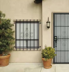 lot 81 image: 36 in. x 48 in. Su Casa Black 7-Bar Window Guard