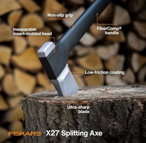 Fiskers One Strike Axe 36” Professional Quality - No Sleeve cover