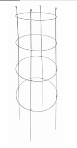 lot 126 image: Glamos Wire 726073 Collapsible Tomato Cages with Display Rack, 54 In.