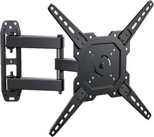lot 18478 image: Full Motion TV Wall Mount for 23-55 Flat & Curved TVs and Screen, Rotation Swivel & Tilt Articulating Wall Mount Bracket with Cable Storage for Corner Motorhome VESA 400x400 Max Load 67 lbs