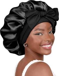 lot 18479 image: YANIBEST Adjustable Satin Bonnet for Sleeping Women Double Layer Hair Wrap Reduce Friction Prevent Frizz Natural Curly Hair