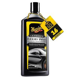 lot 18521 image: Meguiars Ultimate Liquid Wax, Improved Liquid Car Wax Formula for Durable Protection that Shines, Premium Towel and Applicator Pad Car Accessories Included, 16 Oz Bottle