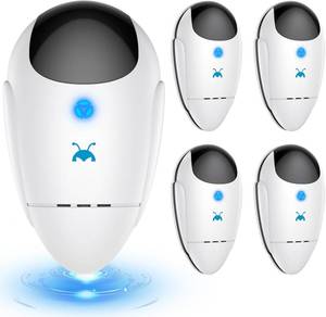 lot 18524 image: Neatmaster 2026 Upgraded Ultrasonic Repeller Pest & Insect Indoor Repeller, Pest Control for Roach, Rodent, Bugs, Mosquito, Mice, Spider, Ant, Electronic Plug in Mouse Repellent, 4 Packs