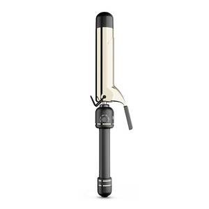 lot 18573 image: HOT Tools 24K Gold Professional 1 12 Extended Barrel Curling Iron with Clamp for Bouncy Curls, Faster Styling, Less Damage & Long-Lasting Results