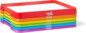 lot 18581 image: hand2mind Magnetic Dry Erase Activity Trays, Stackable for Classroom, White Boards for Kids, Science of Reading Materials, Multicolor, 1 Count