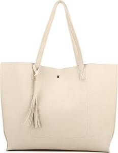 lot 18587 image: Women Tote Bags Top Handle Satchel Handbags PU Faux Leather Tote Bag with Tassel Shoulder Purse COLOR IS PINK