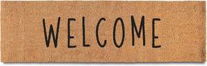 lot 18605 image: MAINEVENT Welcome Long Door Mat 50x15 Inch, Oversized Welcome Mat, Double Door Mat Outdoor, Outdoor Entrance, Matt Front Door, Long Front Large Mat