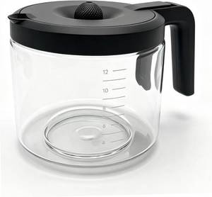 lot 18631 image: Replacement for KEURIG K-DUO Essentials 5000 & 5500 12 Cups Glass Coffee Carafe and K-DUO G2 K5600 (not Fit K-Duo 5100 Model), Fit with Keuirg coffee pot replacement