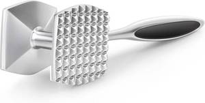 lot 18633 image: Aliglow Meat Tenderizer Hammer Tool Pounder For Tenderizing Steak Beef Poultry, Heavy Duty Dual-Sided Mallet with Soft Grip Handle - Multifunctional Kitchen Beater for Chicken,Fish, Baking
