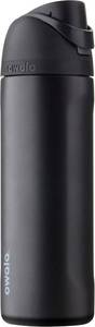 lot 18641 image: Owala FreeSip Insulated Stainless Steel Water Bottle with Straw, BPA-Free Sports Water Bottle, Great for Travel, 24 Oz, Very, Very Dark