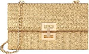 lot 18651 image: Straw Purse - Beach Bags for Women Summer, Woven Clutch Purses for Women Crossbody Shoulder Handbag